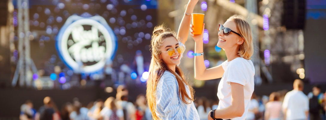 Girlfriends at Las Vegas Summer Festival